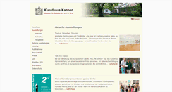 Desktop Screenshot of kunsthaus-kannen.de